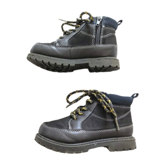 Carter's Boy's Girl's Unisex Trail Hiking Boots Grey Toddler High Shoes Size 9M - Picture 5 of 9
